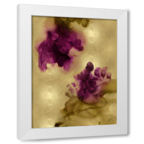 Tempting in Gold White Modern Wood Framed Art Print by Mitchell, Lauren