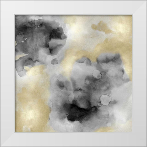 Whisper II White Modern Wood Framed Art Print by Mitchell, Lauren