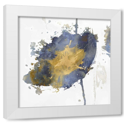 Flower Burst III White Modern Wood Framed Art Print by Austin, Vanessa