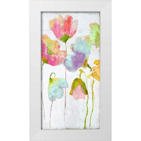 Colorful Friends I White Modern Wood Framed Art Print by Austin, Vanessa