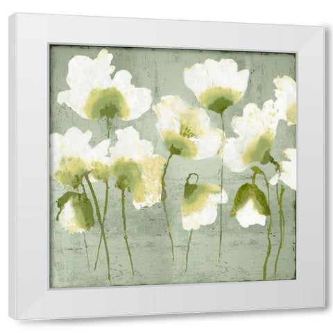 Floral Gathering I White Modern Wood Framed Art Print by Austin, Vanessa