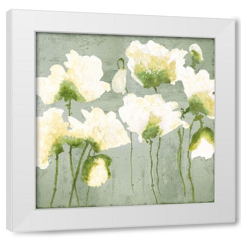 Floral Gathering II White Modern Wood Framed Art Print by Austin, Vanessa