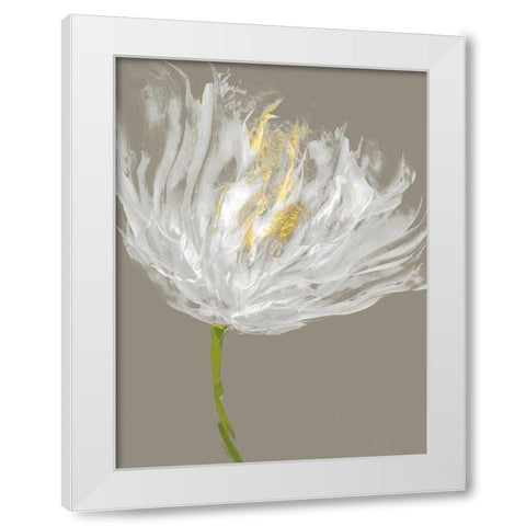White Tulips I White Modern Wood Framed Art Print by Austin, Vanessa
