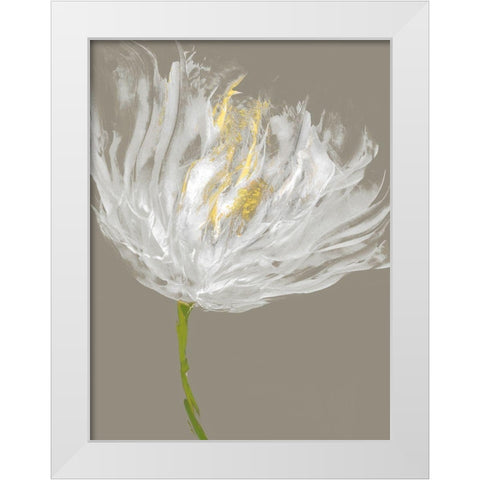 White Tulips I White Modern Wood Framed Art Print by Austin, Vanessa