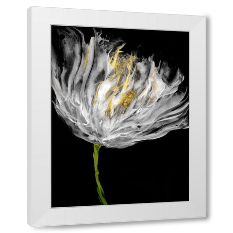 Tulips on Black I White Modern Wood Framed Art Print by Austin, Vanessa