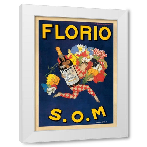 Florio-1915 White Modern Wood Framed Art Print by Dudovich, Marcello