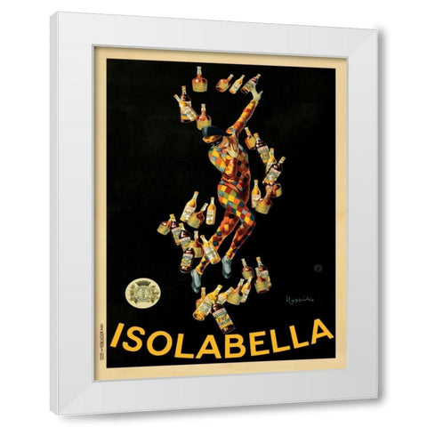Isolabella-1910 White Modern Wood Framed Art Print by Cappiello, Leonetto