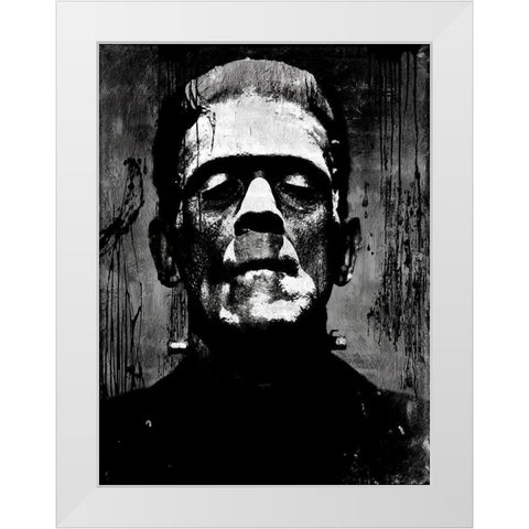 Frankenstein II White Modern Wood Framed Art Print by Wagner, Martin