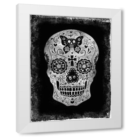 Day of the Dead White Modern Wood Framed Art Print by Wagner, Martin