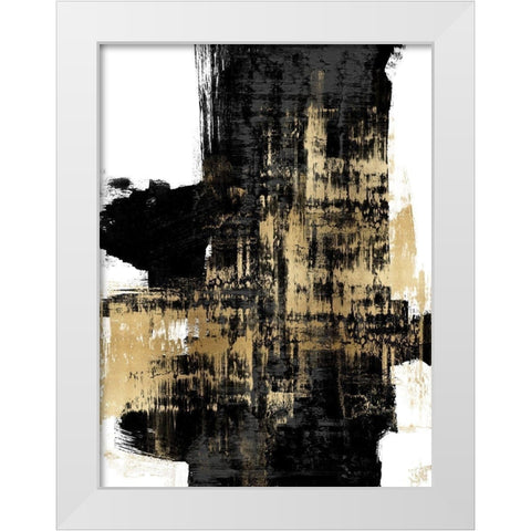 Resounding I White Modern Wood Framed Art Print by Wise, Alex