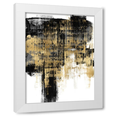 Resounding II White Modern Wood Framed Art Print by Wise, Alex