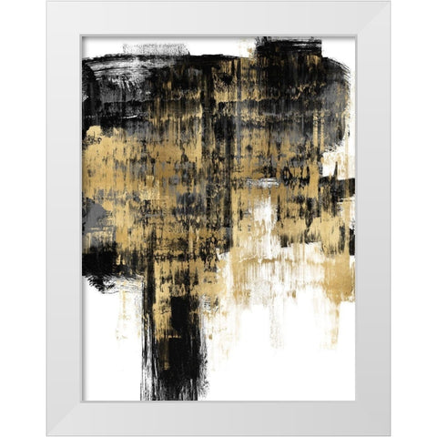 Resounding II White Modern Wood Framed Art Print by Wise, Alex