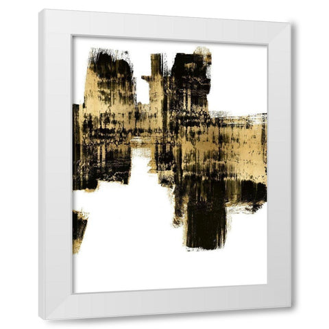 Resounding III White Modern Wood Framed Art Print by Wise, Alex