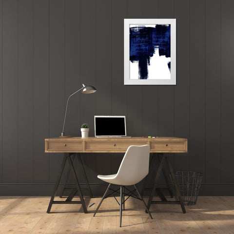 Mignight Ramblin II White Modern Wood Framed Art Print by Wise, Alex