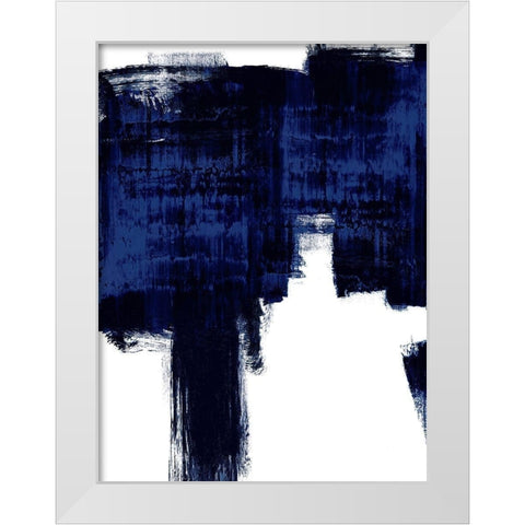 Mignight Ramblin II White Modern Wood Framed Art Print by Wise, Alex