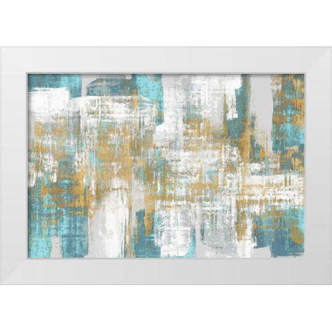 Gestures White Modern Wood Framed Art Print by Wise, Alex