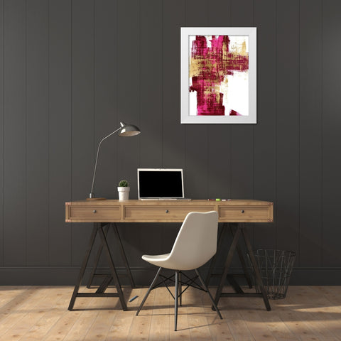 Dynamic I White Modern Wood Framed Art Print by Wise, Alex
