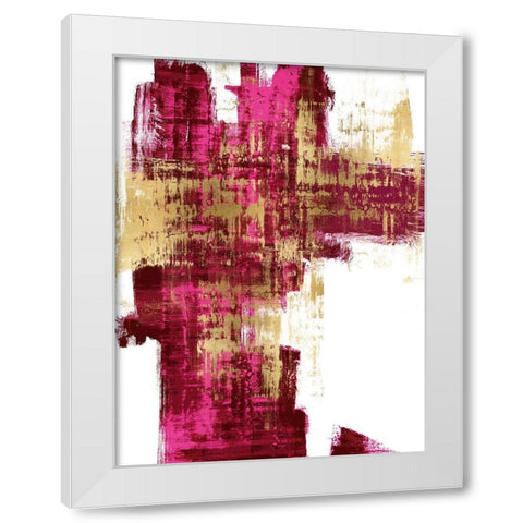Dynamic I White Modern Wood Framed Art Print by Wise, Alex