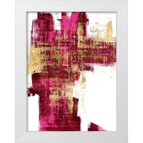 Dynamic I White Modern Wood Framed Art Print by Wise, Alex