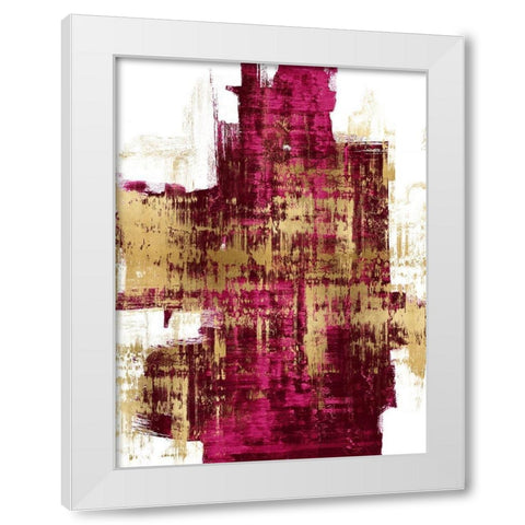Dynamic II White Modern Wood Framed Art Print by Wise, Alex