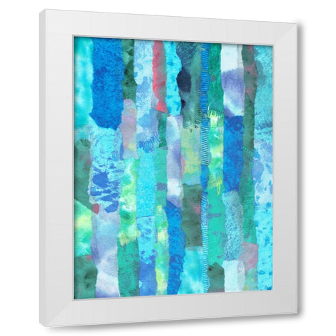 Mr Cs Crazy Quilt White Modern Wood Framed Art Print by Zaremba, Hillel