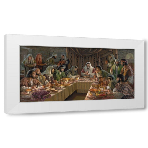 The Covenant White Modern Wood Framed Art Print by Seward, James