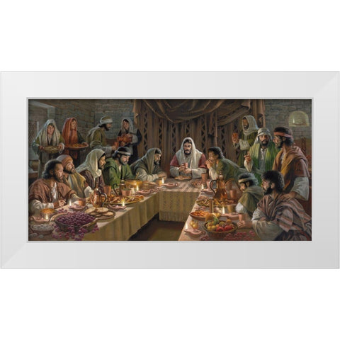 The Covenant White Modern Wood Framed Art Print by Seward, James