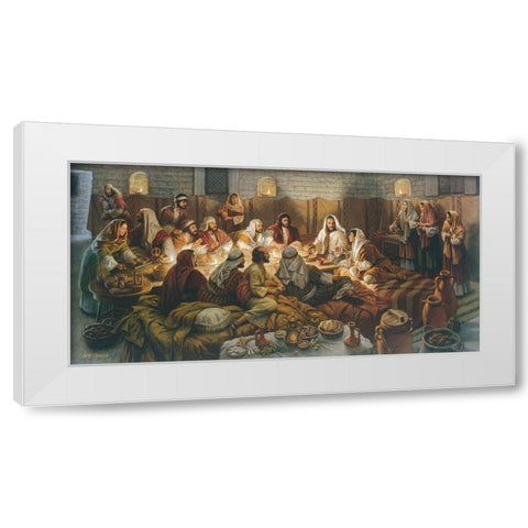 This Is My Body White Modern Wood Framed Art Print by Seward, James