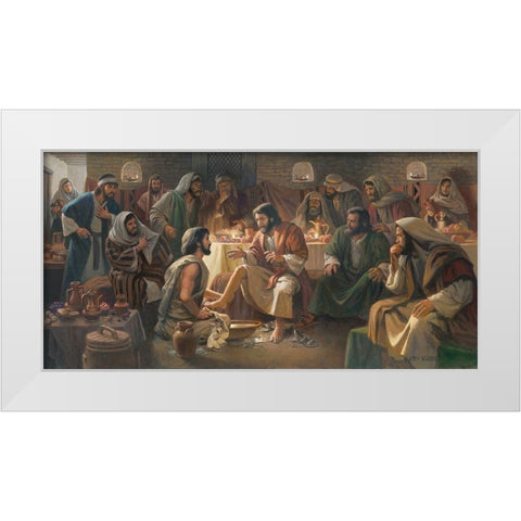 Servant of All White Modern Wood Framed Art Print by Seward, James