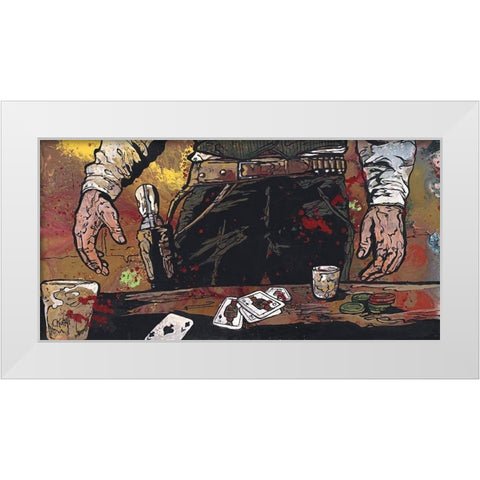 Flush White Modern Wood Framed Art Print by Kuehl, Cody