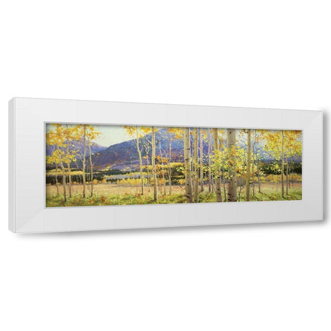 Aspen Beauty White Modern Wood Framed Art Print by Kim, Gary