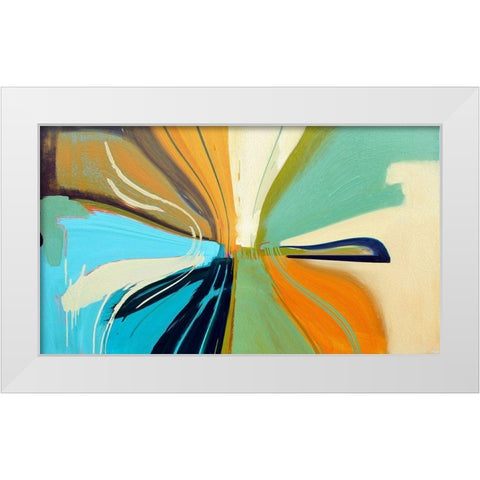 Evolving IV White Modern Wood Framed Art Print by Bolokofsky, Ronald