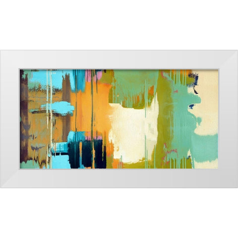 Forging Ahead III White Modern Wood Framed Art Print by Bolokofsky, Ronald