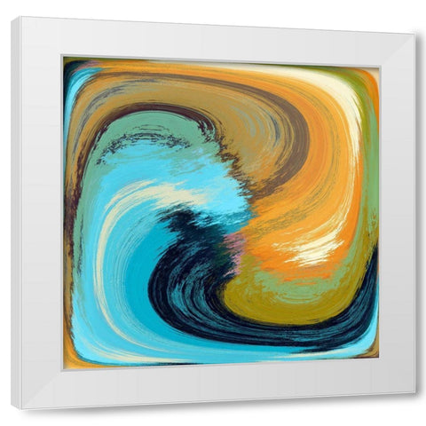 Zig Zag II White Modern Wood Framed Art Print by Bolokofsky, Ronald