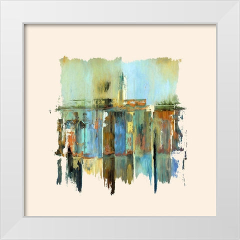 Window Shopping I White Modern Wood Framed Art Print by Bolokofsky, Ronald