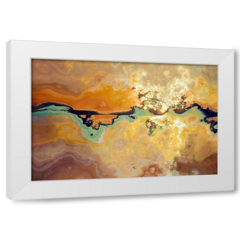 Desert Storm I White Modern Wood Framed Art Print by Bolokofsky, Ronald