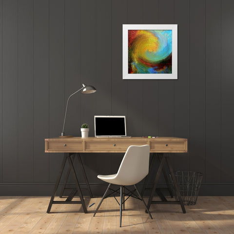 Pipeline II White Modern Wood Framed Art Print by Bolokofsky, Ronald