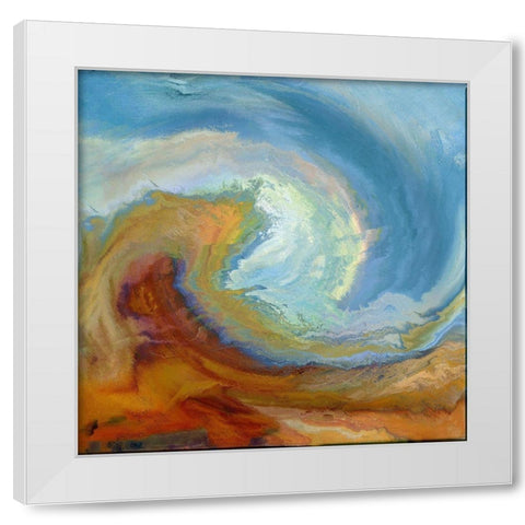 Pipeline IV White Modern Wood Framed Art Print by Bolokofsky, Ronald