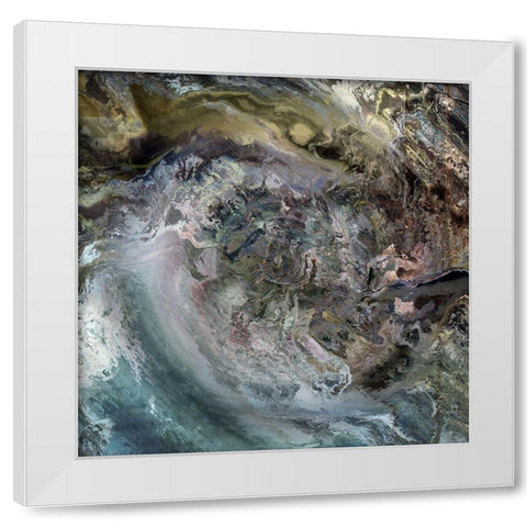Above the Fray I White Modern Wood Framed Art Print by Bolokofsky, Ronald