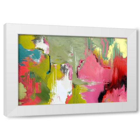 Emergence II White Modern Wood Framed Art Print by Bolokofsky, Ronald