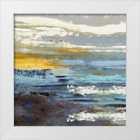 A Place with No Name IV White Modern Wood Framed Art Print by Bolokofsky, Ronald