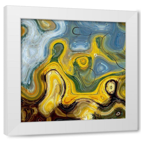 Bewilderment I White Modern Wood Framed Art Print by Bolokofsky, Ronald