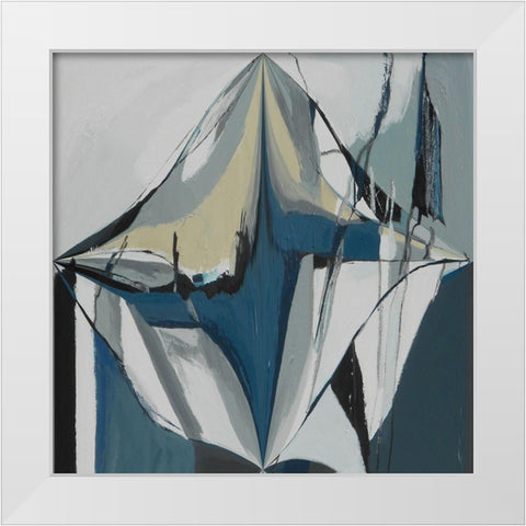 Late Day I White Modern Wood Framed Art Print by Bolokofsky, Ronald