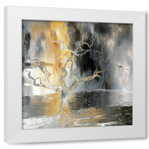 Against All Odds White Modern Wood Framed Art Print by Bolokofsky, Ronald