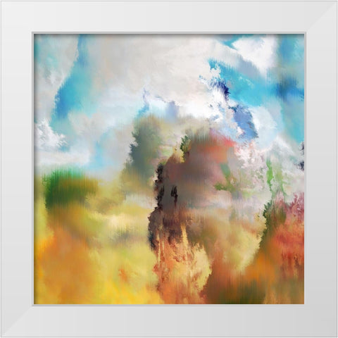 Prairie Fever White Modern Wood Framed Art Print by Bolokofsky, Ronald