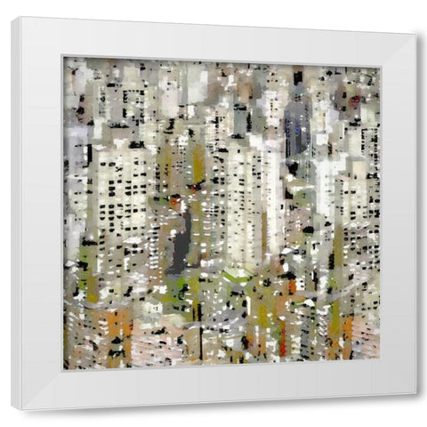 Urban Jungle White Modern Wood Framed Art Print by Bolokofsky, Ronald
