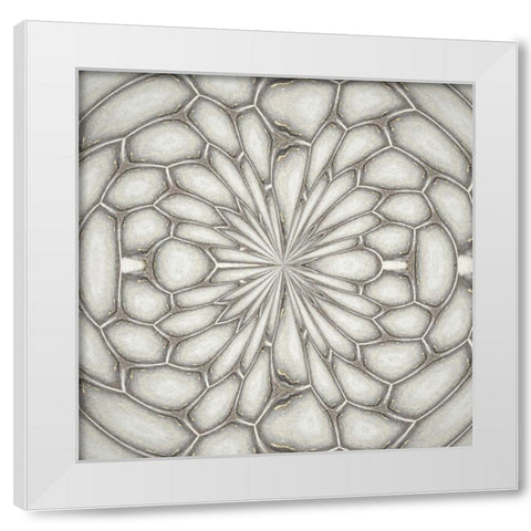 Pattern I White Modern Wood Framed Art Print by Bolokofsky, Ronald