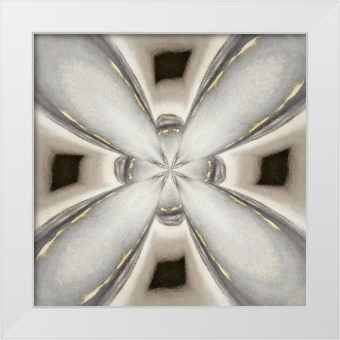 Pattern II White Modern Wood Framed Art Print by Bolokofsky, Ronald