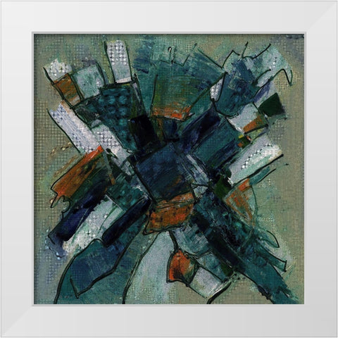 Crack and Polish I White Modern Wood Framed Art Print by Bolokofsky, Ronald