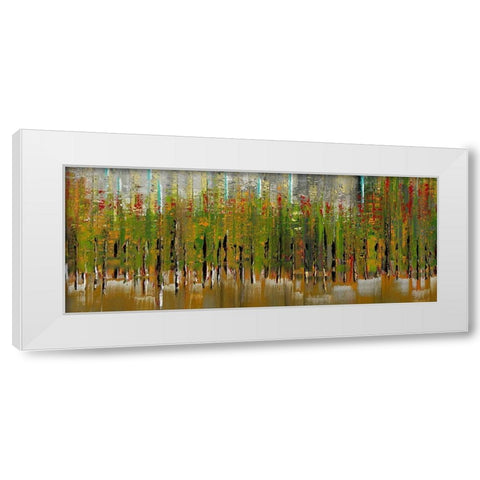 Metropolitan Movement III White Modern Wood Framed Art Print by Bolokofsky, Ronald